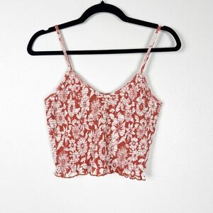 American Eagle Women's Floral‎ Tank Top Sz M